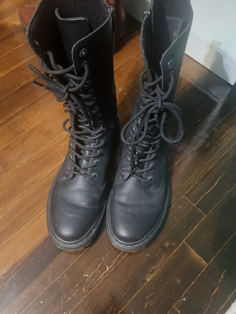 Dr. Martens Luana Tall Women's Combat Boots UK 9 Black